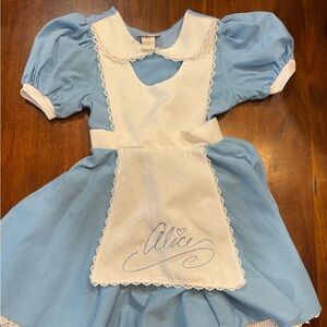 Alice in Wonderland Disney dress, girls 6/6X